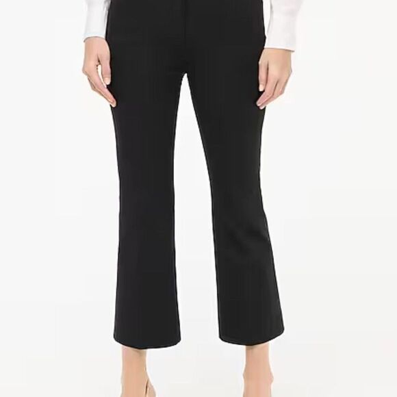 J. Crew Factory Kelsey flare pant, Black, Size 12, cotton/viscose/elastane - Picture 1 of 15